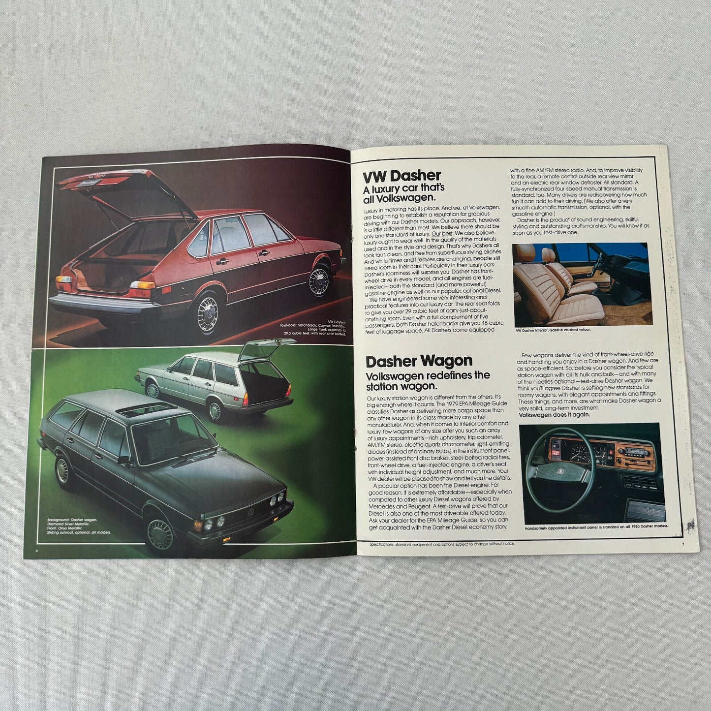 1980 Volkswagen VW Car Sales Brochure Catalog Rabbit Vanagon Camper Pickup +