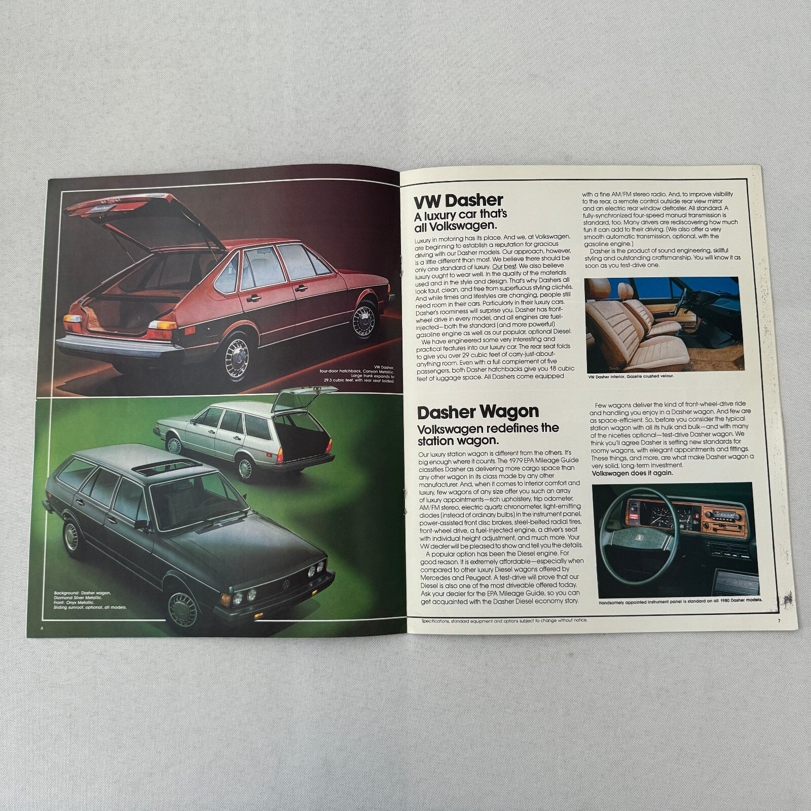 1980 Volkswagen VW Car Sales Brochure Catalog Rabbit Vanagon Camper Pickup +