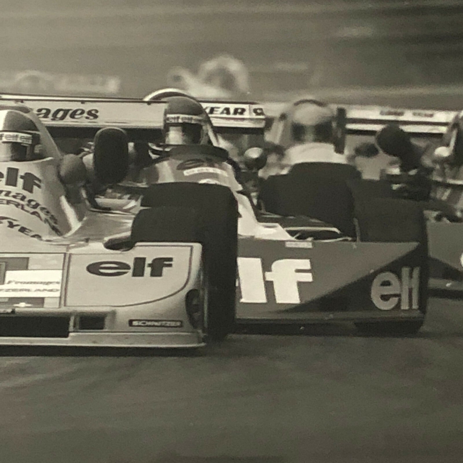 Vintage 1975 Formula 2 F2 Racing Photo Photograph Rouen Grand Prix Cars