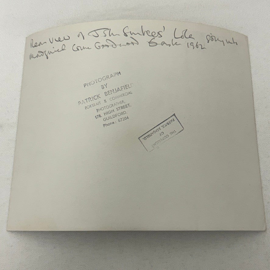 Vintage Racing Photo John Surtees Goodwood 1962 Lola Car Photograph Motorsport