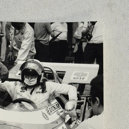 Vintage Racing Photo Jackie Stewart Driver Matra Ford 1969 German Grand Prix