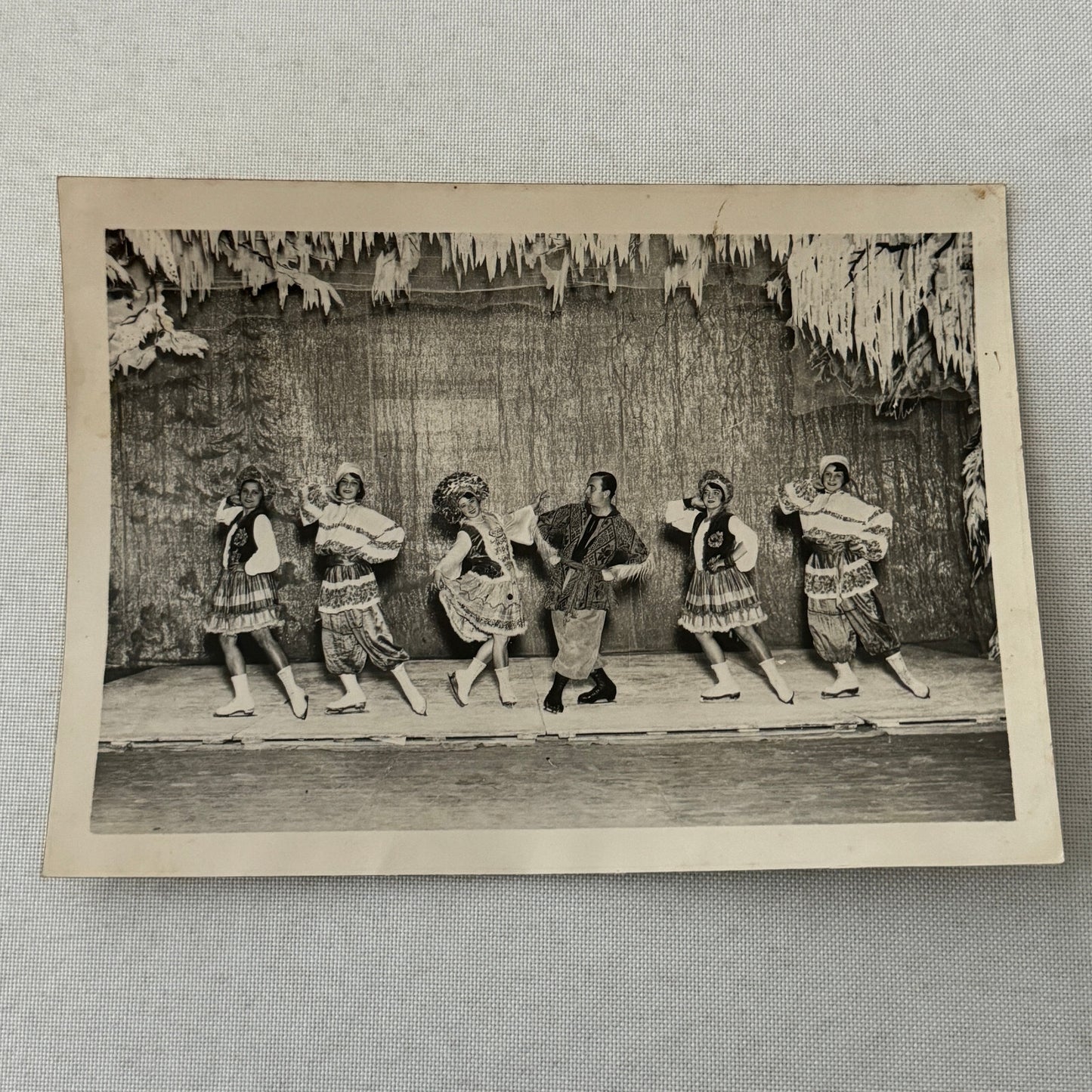 Vintage Ice Skating Ice Dancing Ice Ballet Act Berlin Germany Photo Photograph