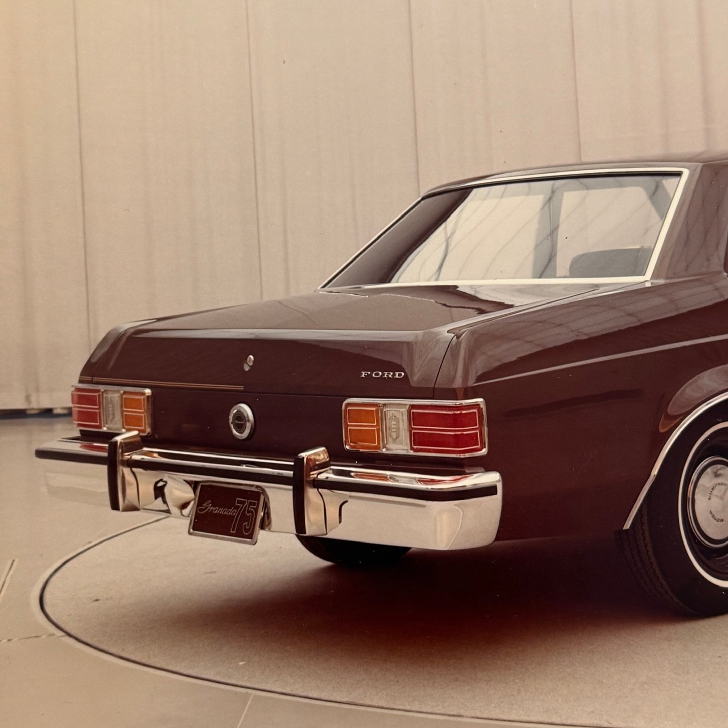 1975 Ford Granada Sedan Car Photo Photograph Print Vintage