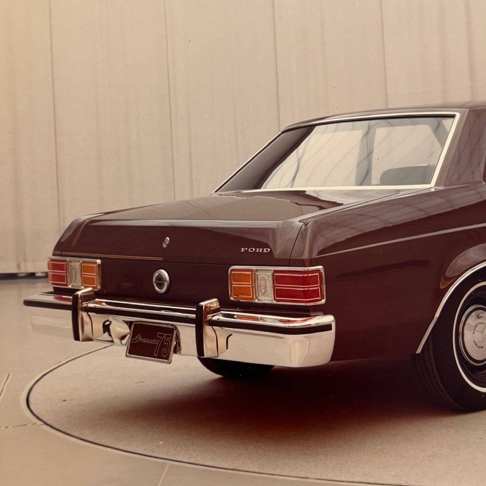 1975 Ford Granada Sedan Car Photo Photograph Print Vintage