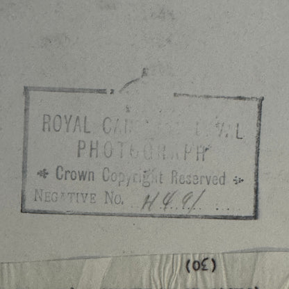 Vintage Royal Canadian Navy Ship Photograph Photo HMCS Columbia Boat