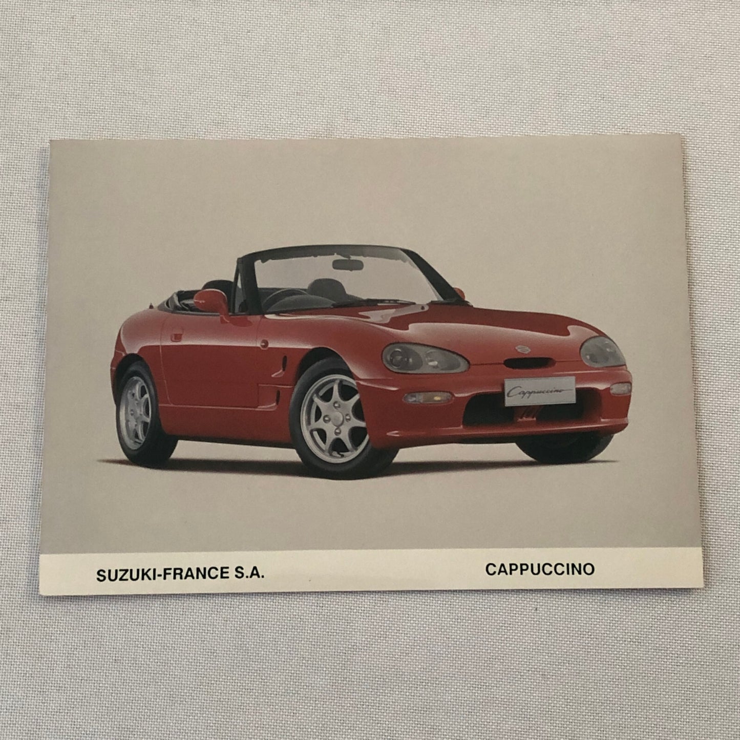 Suzuki Capuccino Car Factory Press Photo Photograph France
