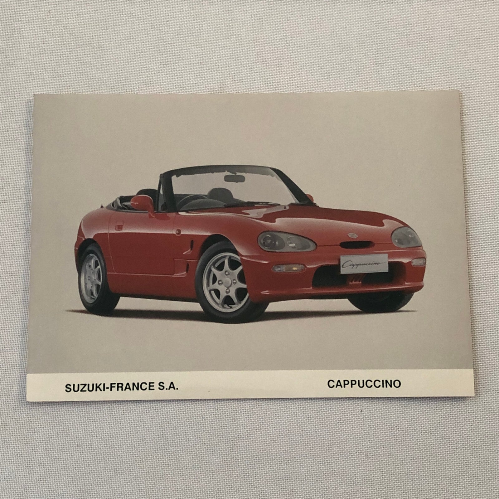 Suzuki Capuccino Car Factory Press Photo Photograph France