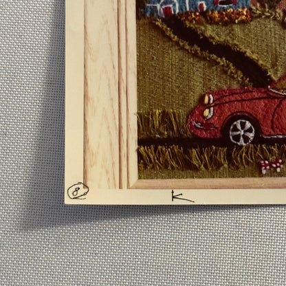 Vintage Photo Photograph Snapshot Porsche 911 Tapestry Art