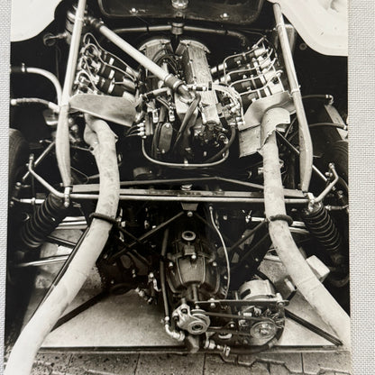 Chevron BMW B18 Racing Car 1970 Solitude Race Racing Engine Photo Photograph