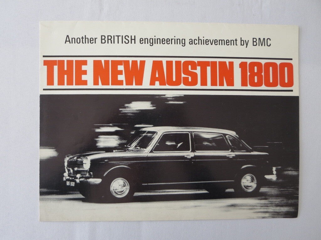 Poster Austin 1800 Sales Brochure Catalog Advertising Vintage British Car