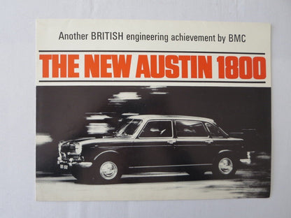 Poster Austin 1800 Sales Brochure Catalog Advertising Vintage British Car