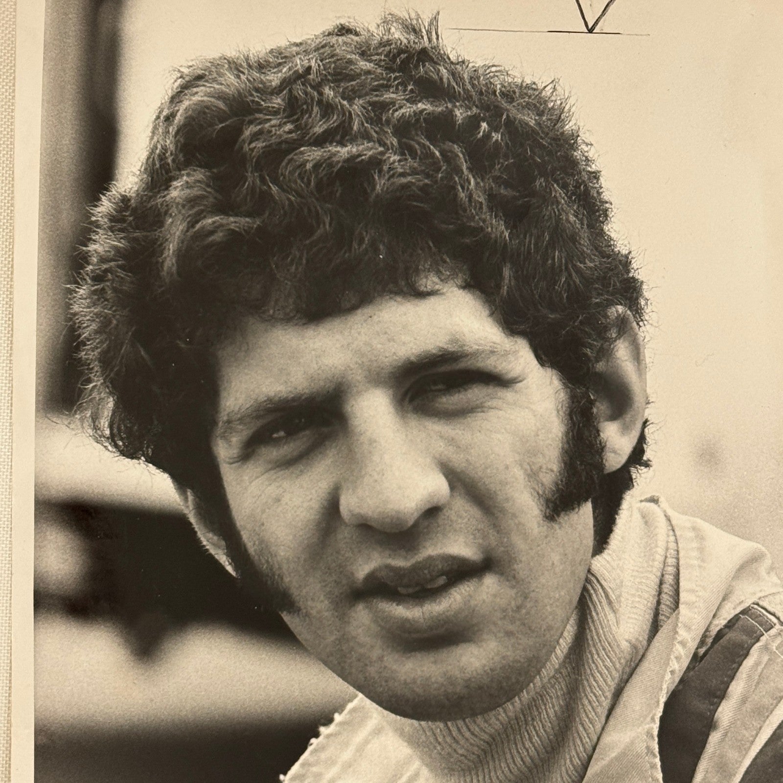 Vintage Jody Scheckter Photo Racing Driver Porsche Werkfoto Press Photograph