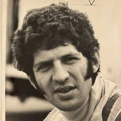 Vintage Jody Scheckter Photo Racing Driver Porsche Werkfoto Press Photograph