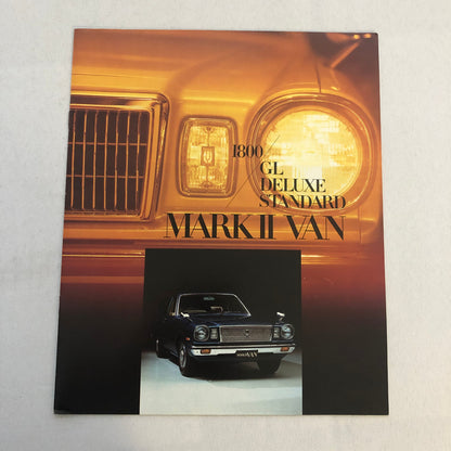 Vintage Toyota Mark II Van Station Wagon Car Sales Brochure Catalog Japanese JDM