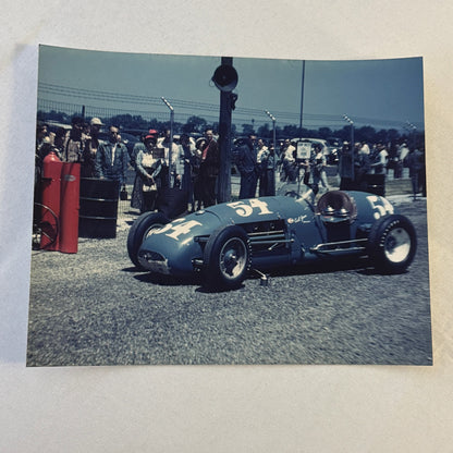 Vintage Racing Photo Photograph Unidentified Car MODERN PRINT