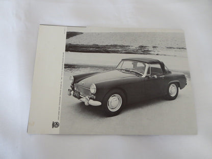 1968 Austin Healey Sprite Mark IV Sales Brochure Catalog Advertising 