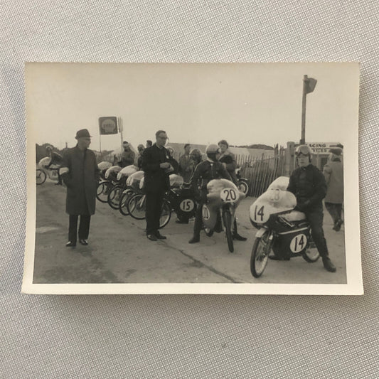 Vintage Motorcycle Racing Photo photograph Germany