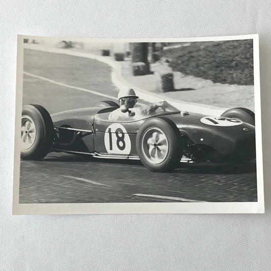 Vintage John Surtees Grand Prix Racing Photo Photograph Bernard Cahier Lotus Car
