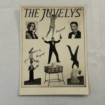 Vintage Circus Performer Act Photo Photograph The Juvelys Juggling Acrobats