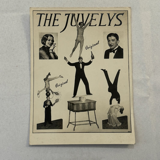 Vintage Circus Performer Act Photo Photograph The Juvelys Juggling Acrobats