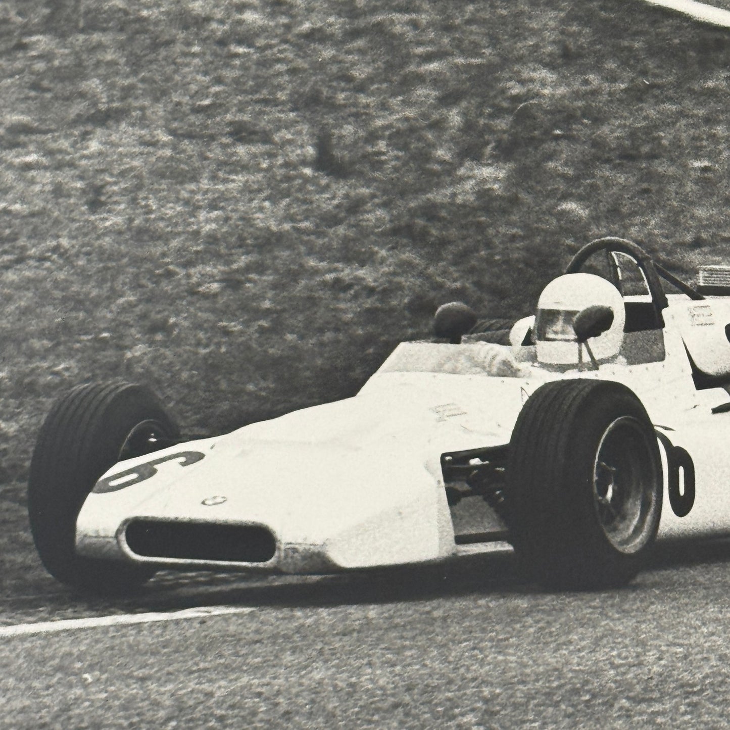 Hubert Hahne BMW F2 Formula 2 Hockenheim Racing Photo Photograph