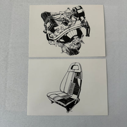 1974 Saab Press Kit Photos Press Releases GERMAN Saab 96 Saab 99L