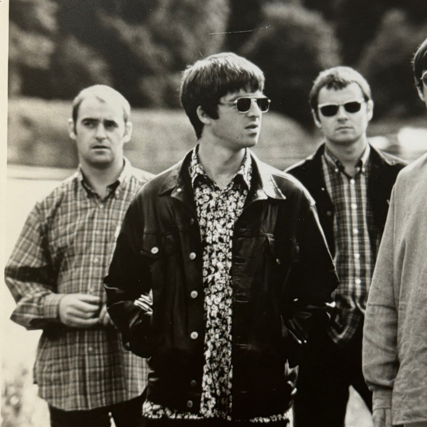 Oasis Publicity Press Photo Photograph Liam Gallagher Noel Gallagher 1995