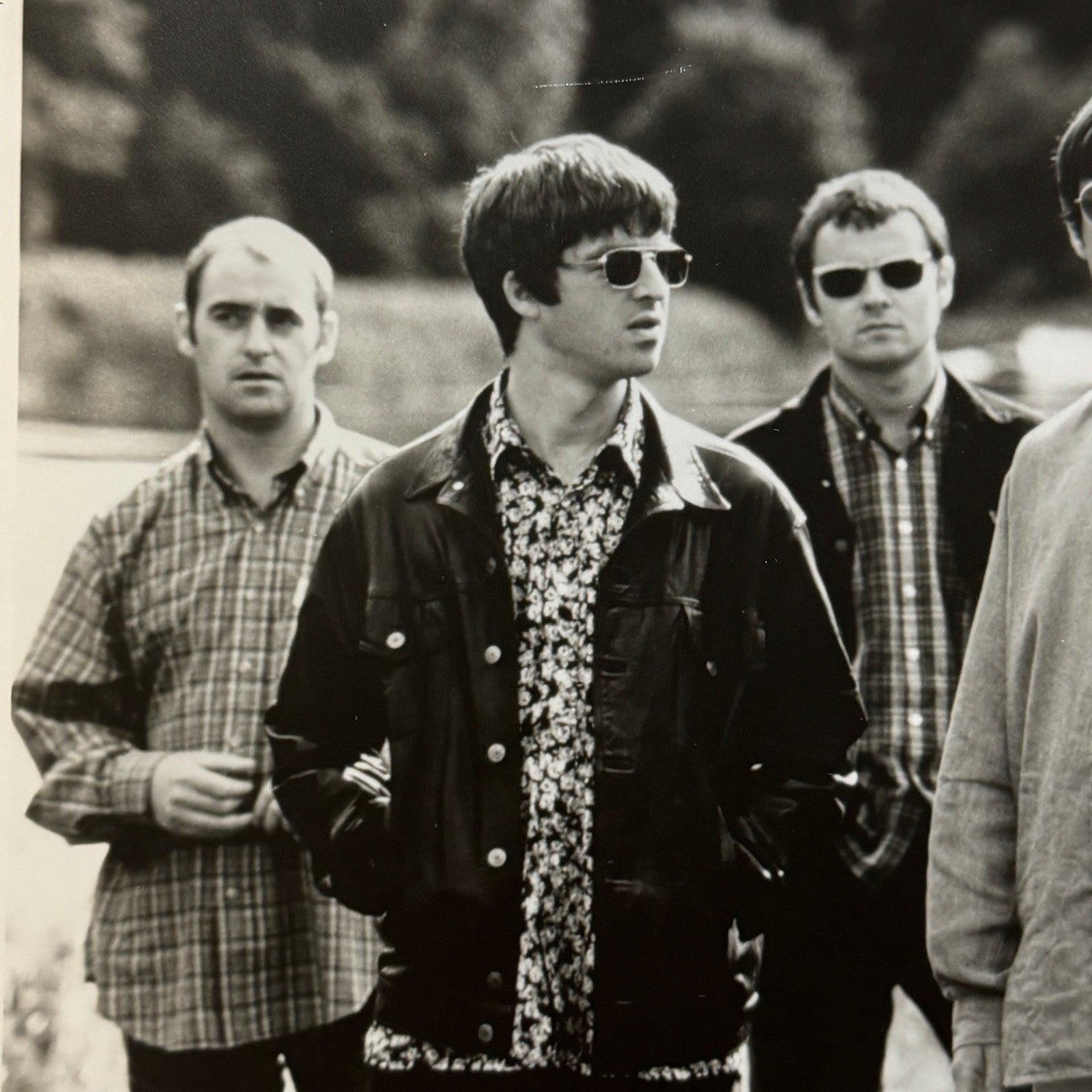 Oasis Publicity Press Photo Photograph Liam Gallagher Noel Gallagher 1995