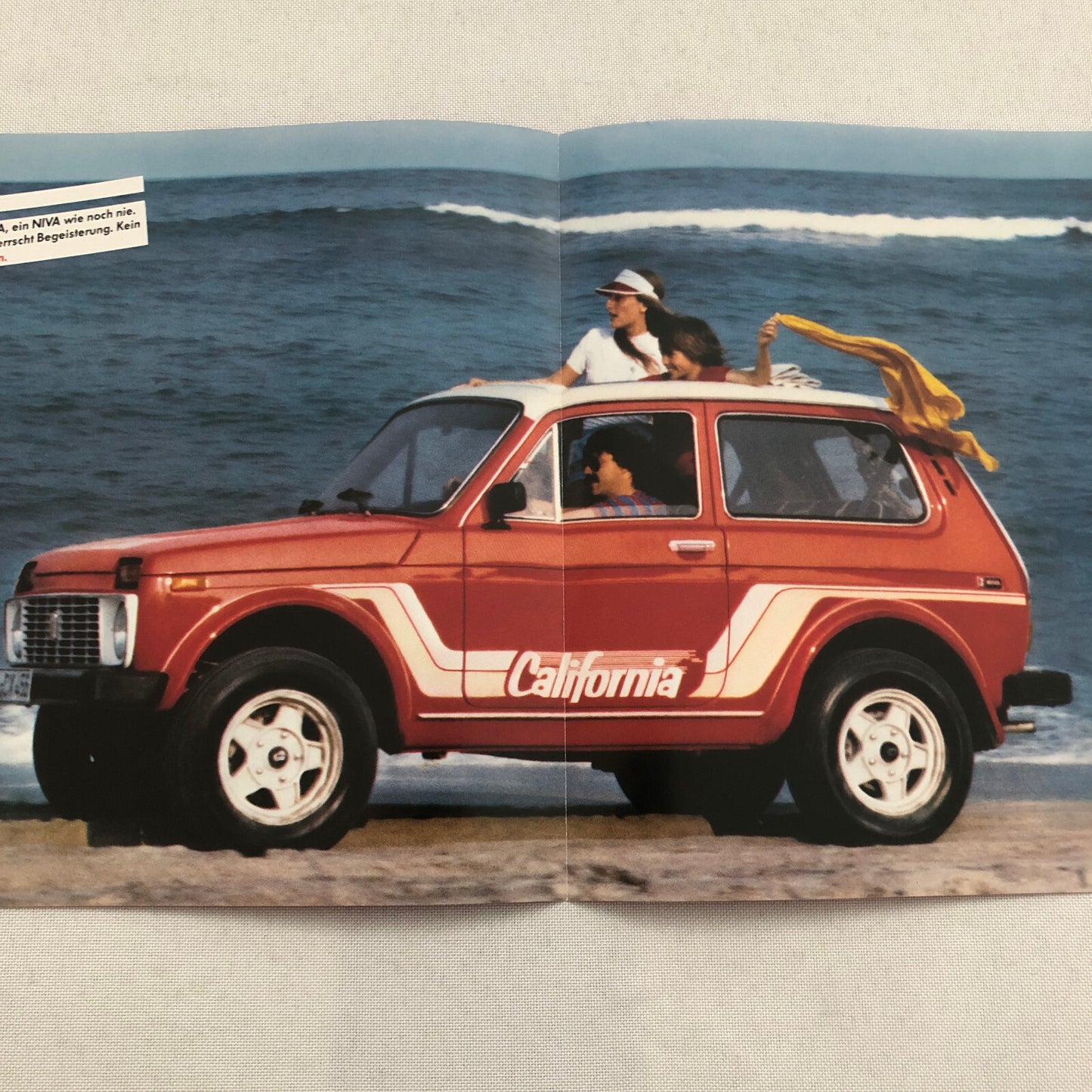 Lada Niva CALIFORNIA Edition Sales Brochure Catalog German Text European Market