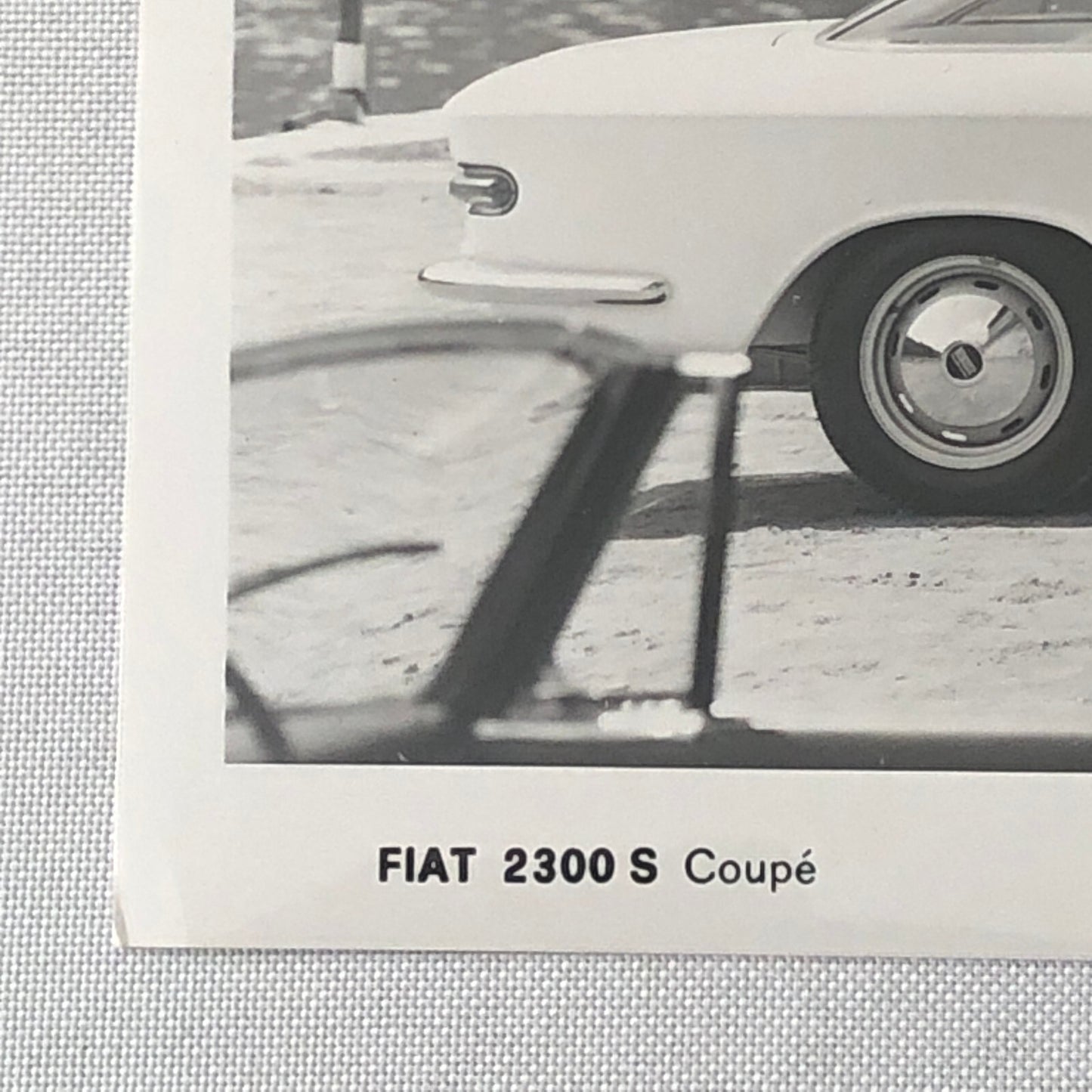 Fiat 2300 S Coupe Car Factory Press Photo Photograph Print