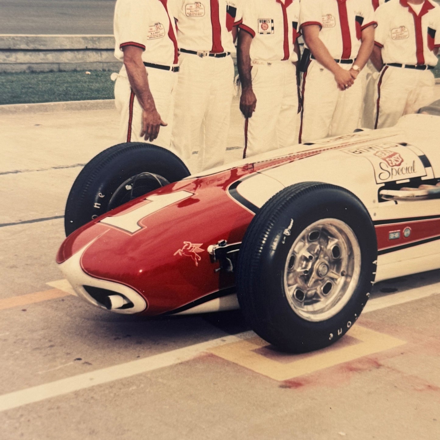 Vintage Indy Racing Photo AJ Foyt 1962 Car Motorsport Modern Print