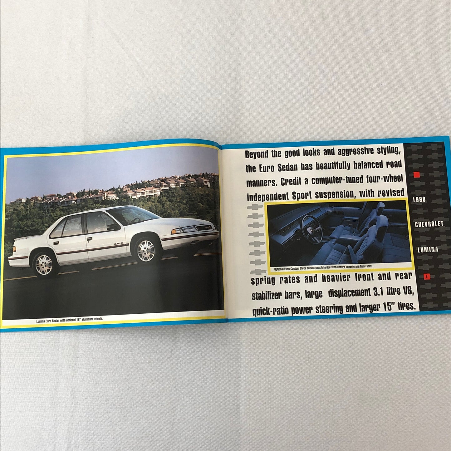 1990 Chevrolet Sales Brochure Lumina APV Van Corsica Celebrity Wagon Caprice +