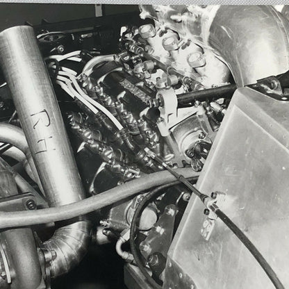 Vintage Honda Racing Car Engine Motor Photo Photograph 1982 Honda Spirit V6