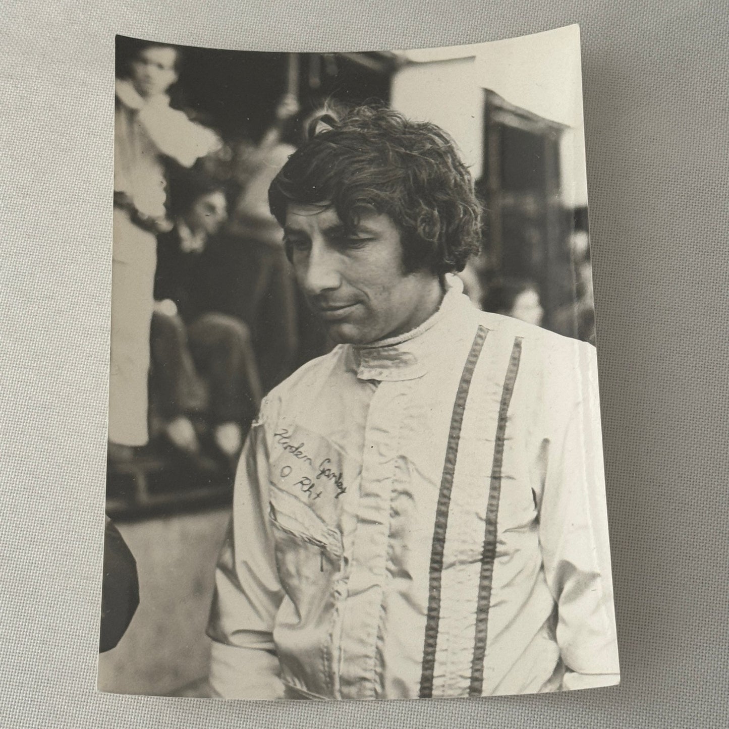 Vintage Racing Photo Howden Ganley Photograph Driver Pilot Motorsport