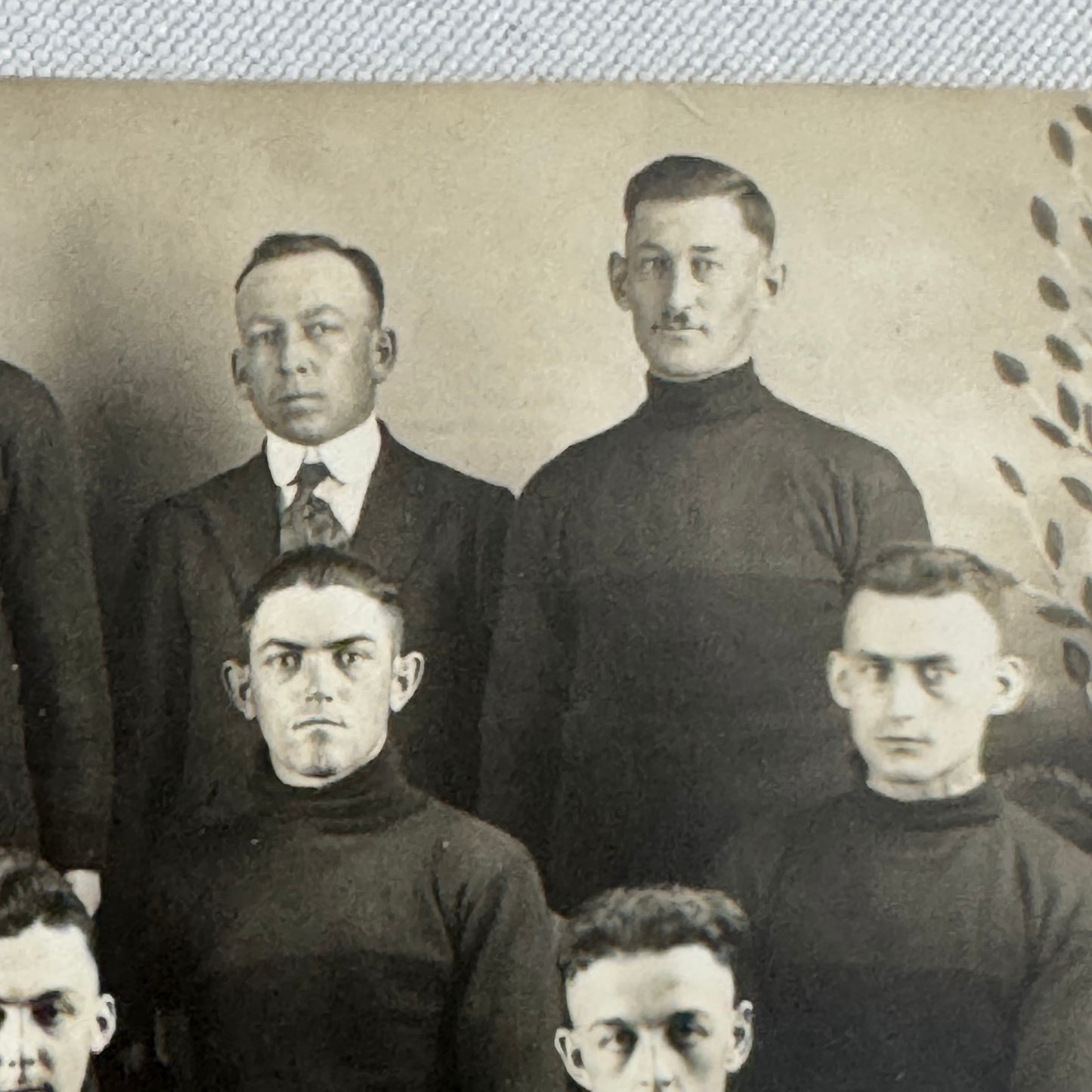 Antique Hockey RPPC Real Photo Postcard Post Card Amateur Team Players