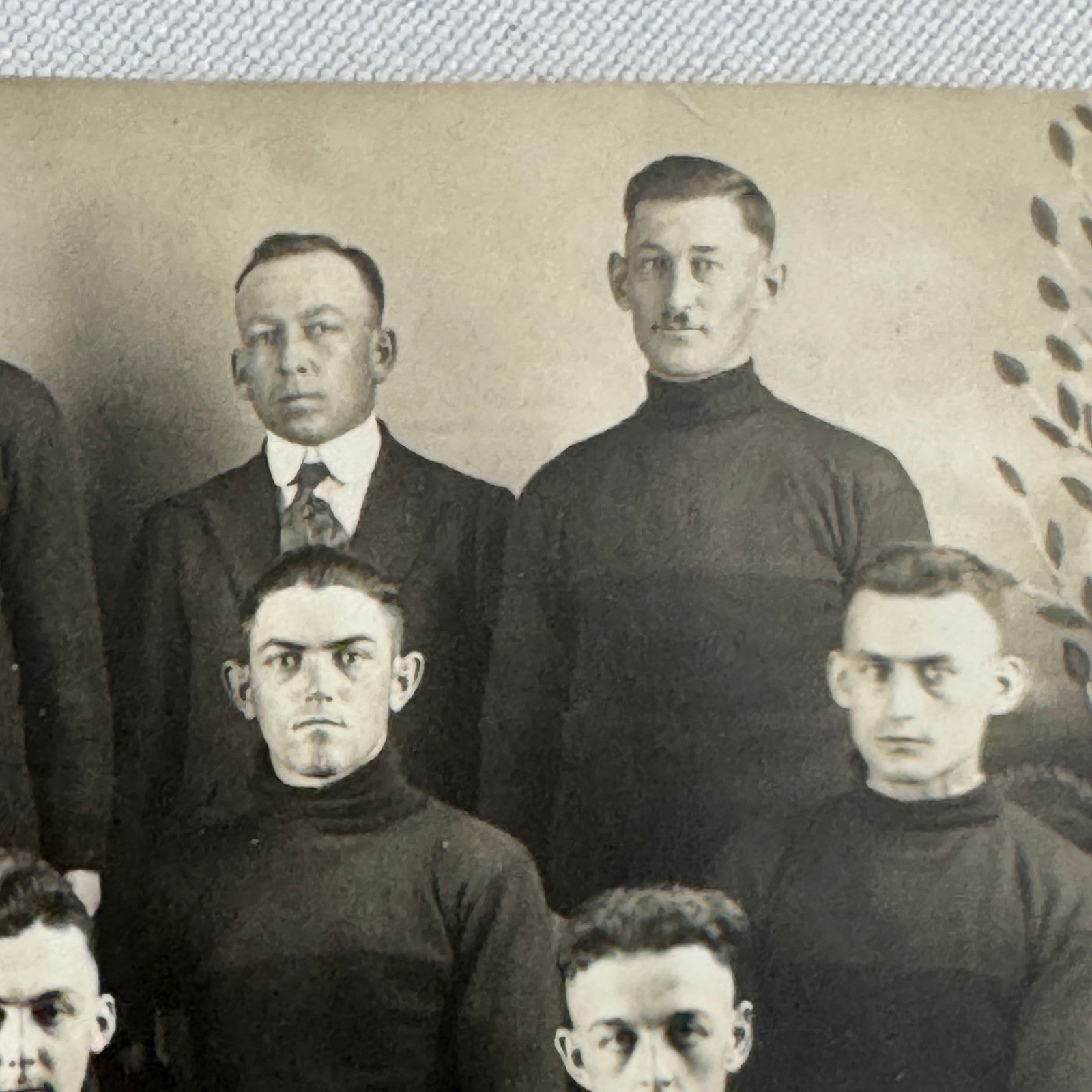 Antique Hockey RPPC Real Photo Postcard Post Card Amateur Team Players