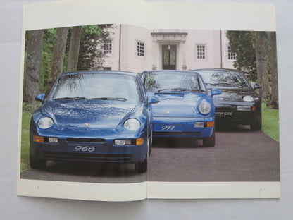 1992 Porsche Sales Brochure Catalog 928GTS 911 Carrera 2 4 Turbo 968 