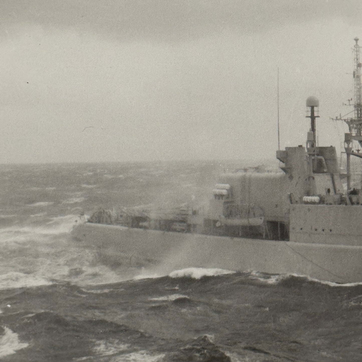 Military Ship Photo Photograph Boat Modern Print  Unidentified