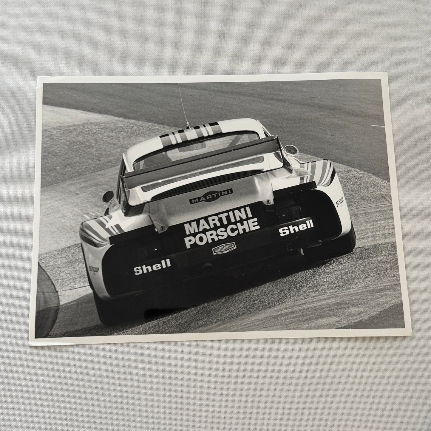 Vintage Porsche Martini Racing Car Photo Photograph Print