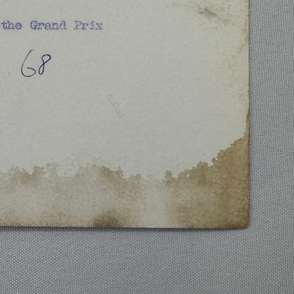 Vintage 1968 Racing Photo Graham Hill Spanish Grand Prix Win Press Photograph