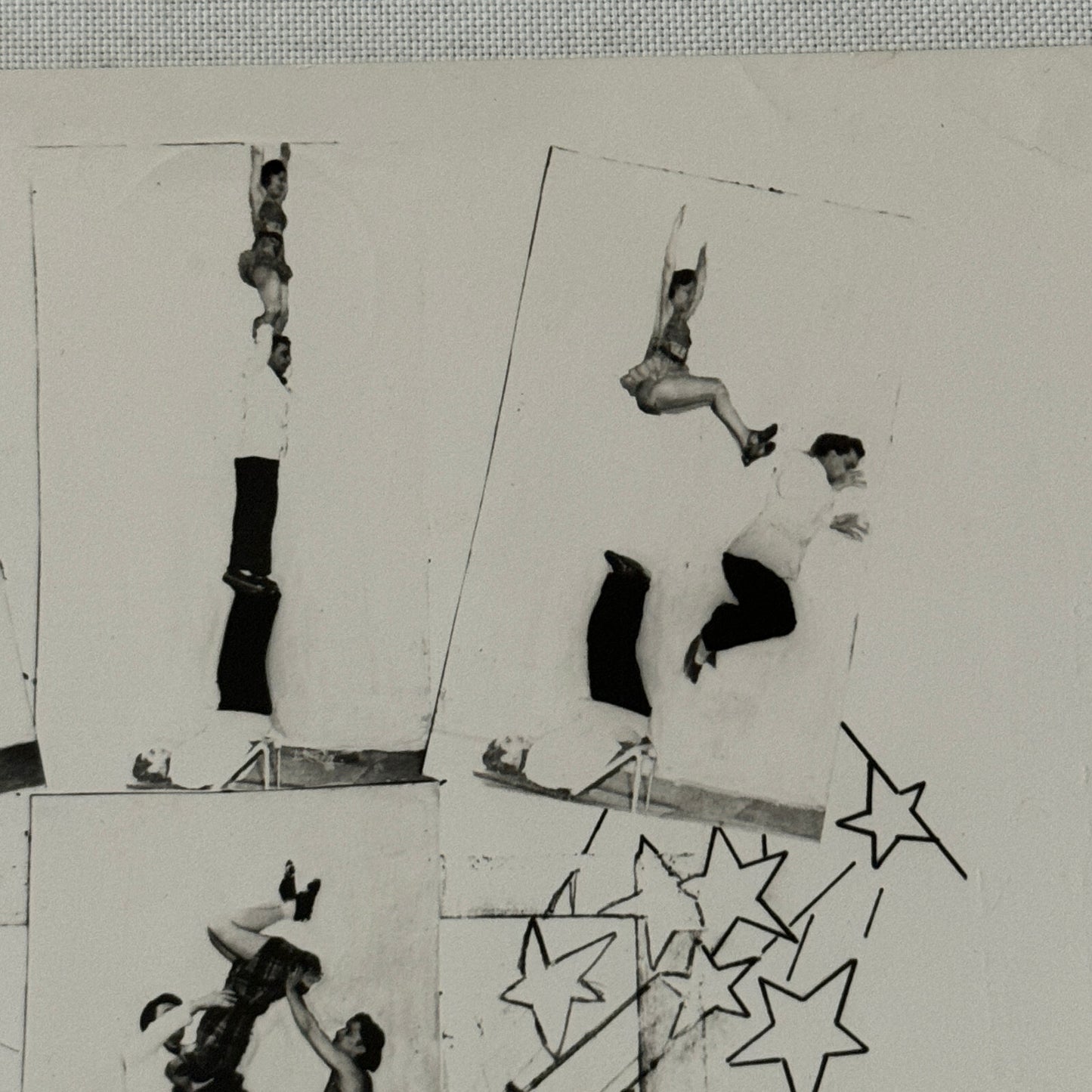 Vintage Circus Acrobat Balancing Act Photo Photograph Para Nino Sambiasi