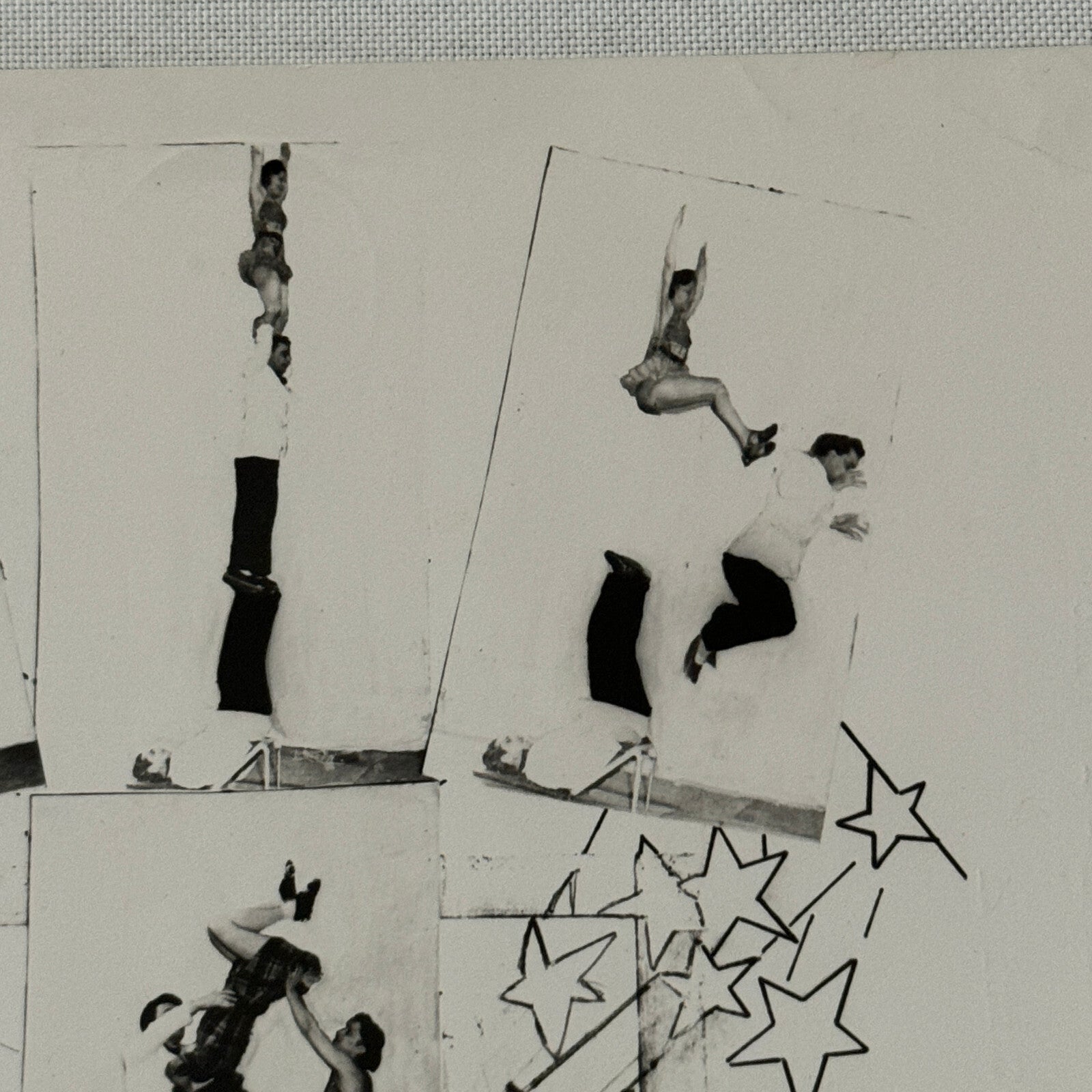 Vintage Circus Acrobat Balancing Act Photo Photograph Para Nino Sambiasi