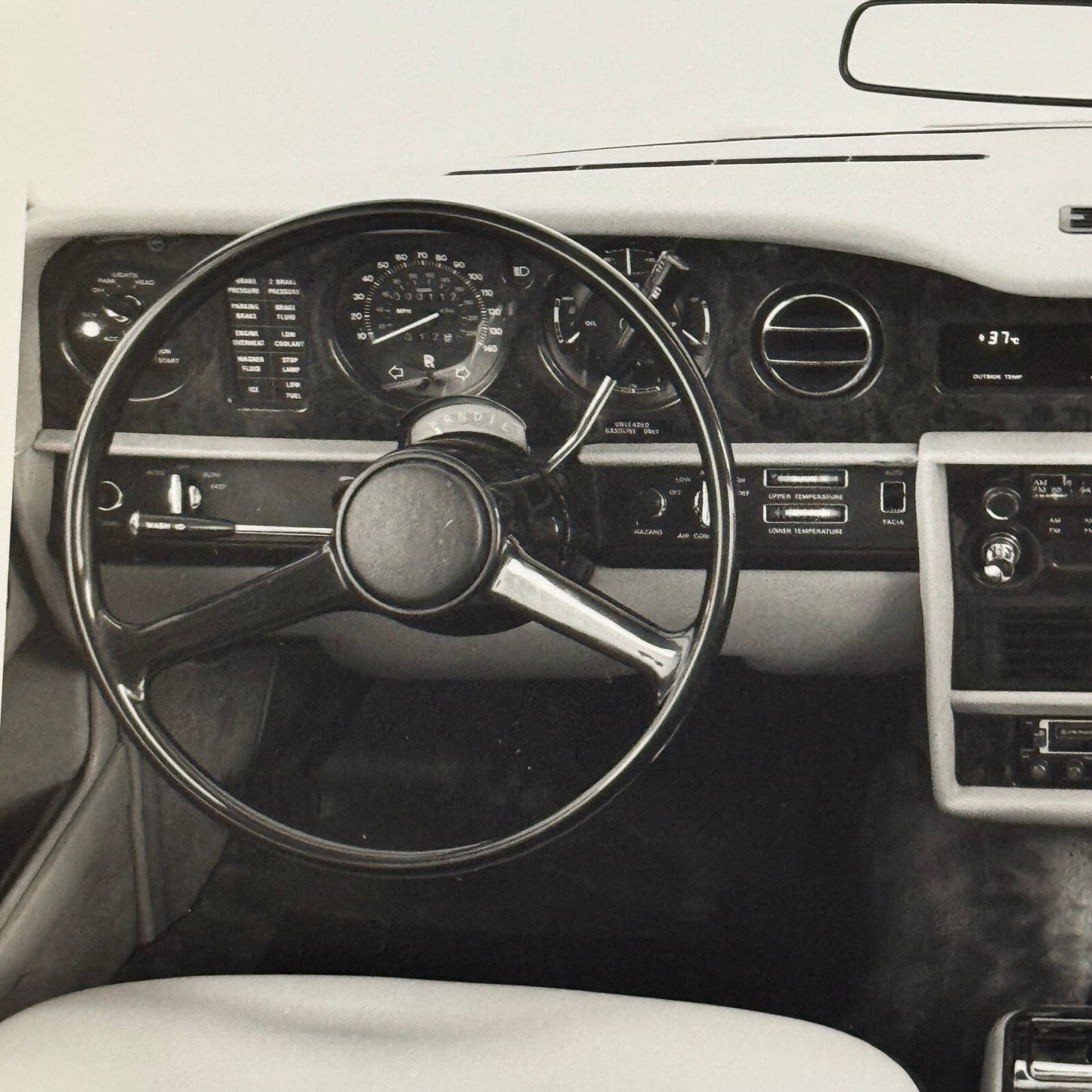 Rolls Royce Corniche Car Factory Press Photo Photograph Print 1980