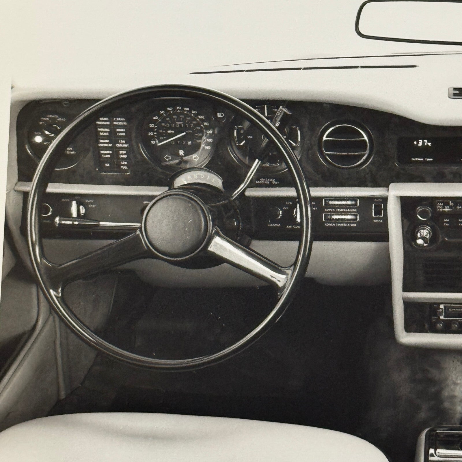 Rolls Royce Corniche Car Factory Press Photo Photograph Print 1980