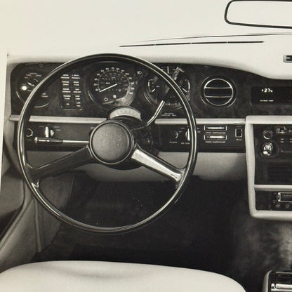 Rolls Royce Corniche Car Factory Press Photo Photograph Print 1980