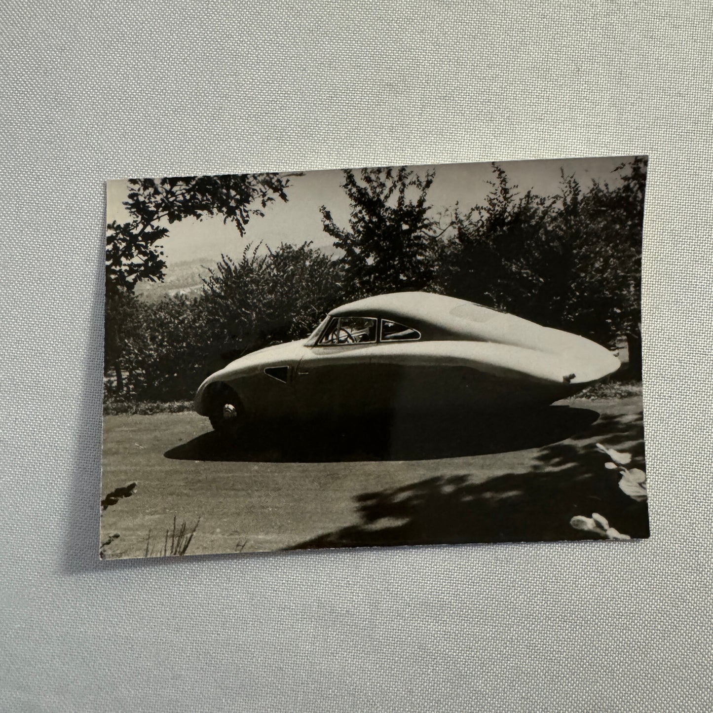 Vintage Streamline Streamliner Aerodynamic Car Automobile Photo Photograph Print