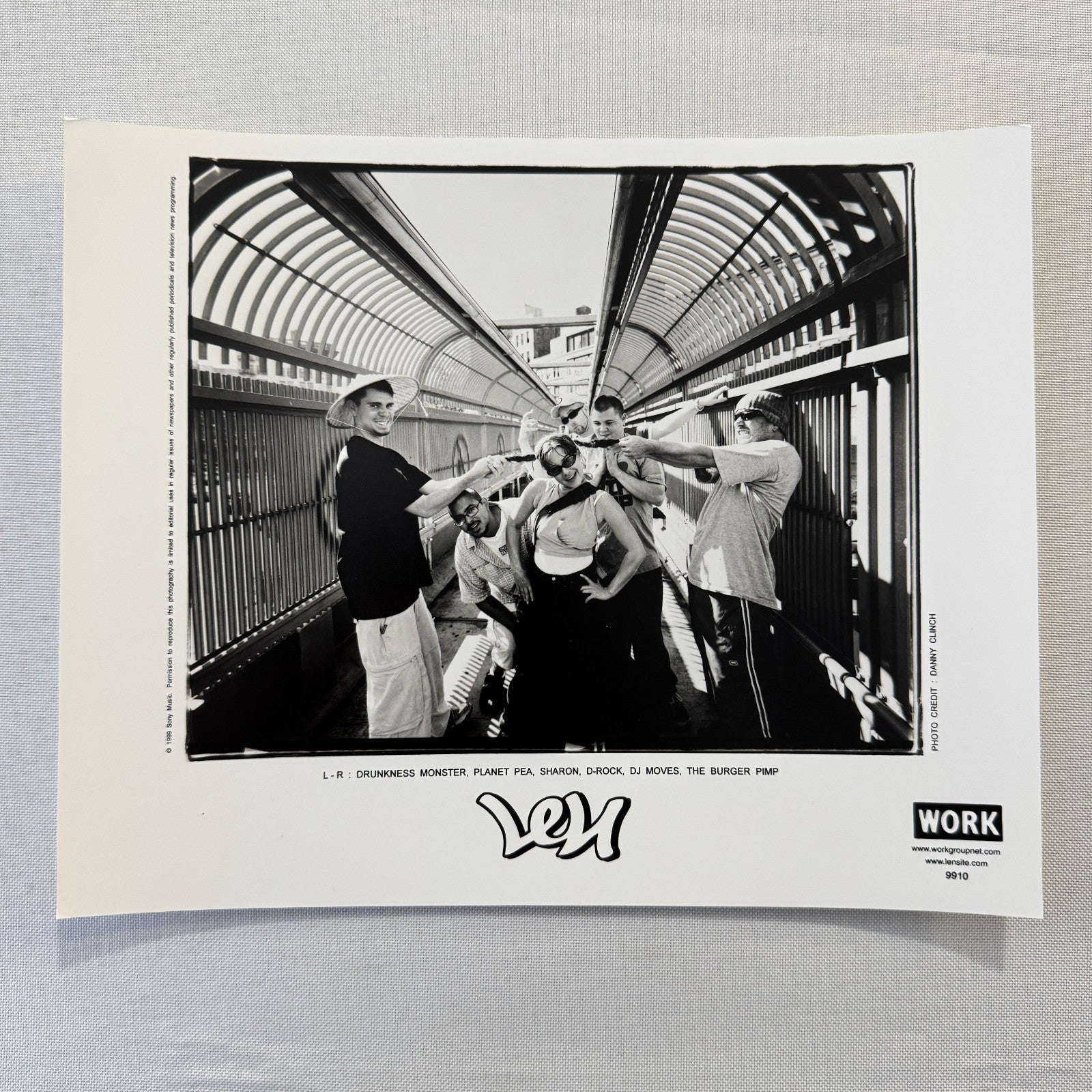 Len Music Publicity Press Photo Photograph Band