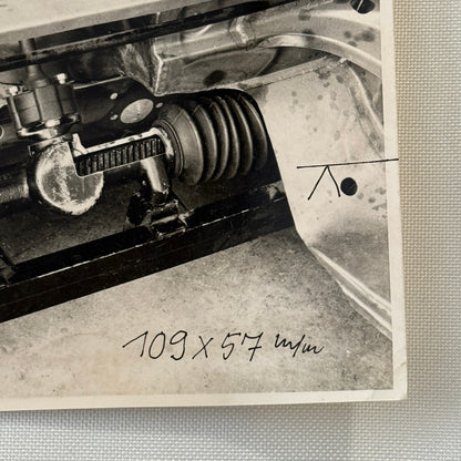 Vintage Car Steering Assembly Photo Photograph Dr Seifert Stamp