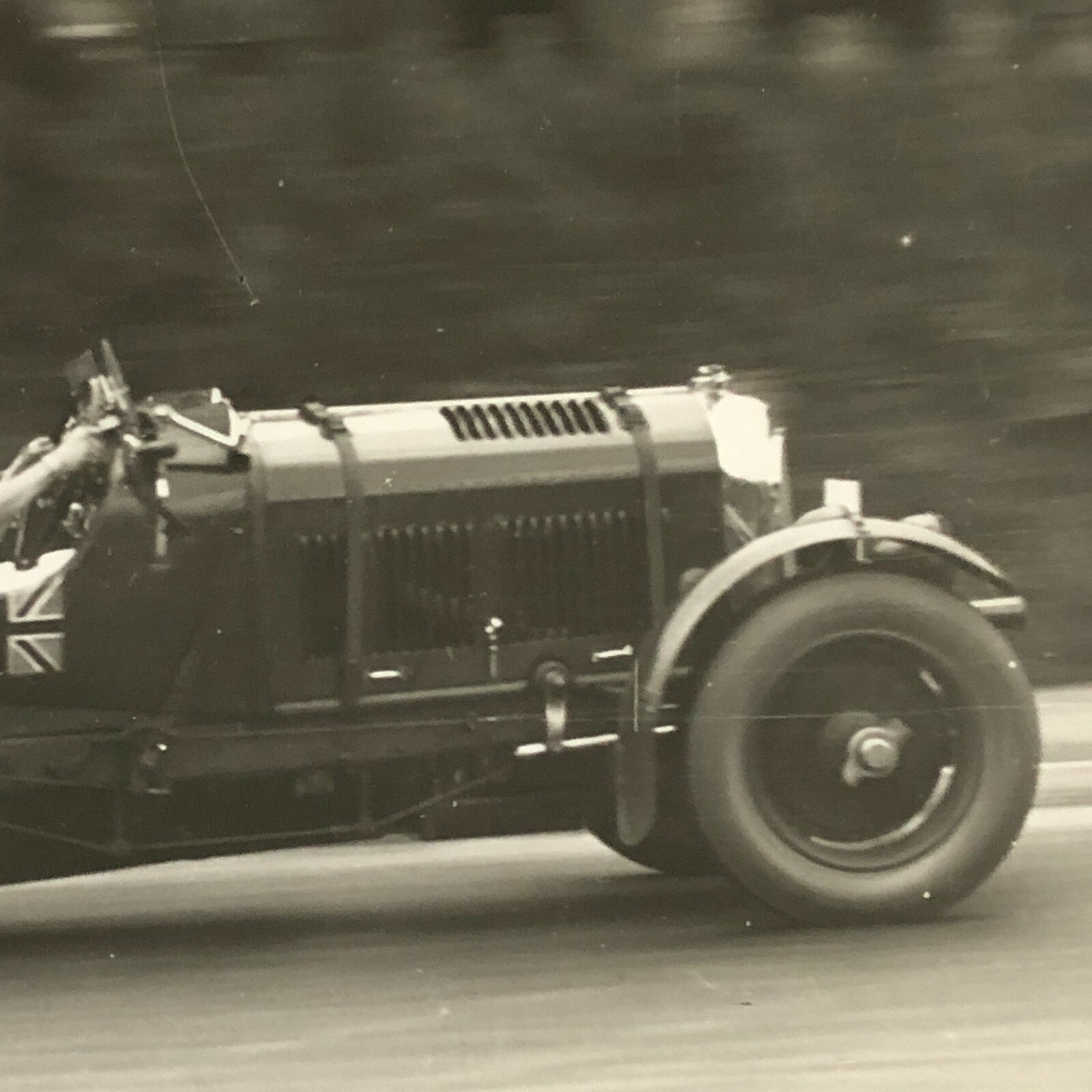 Vintage Racing Car Photo Photograph Print - Bentley Car ? 