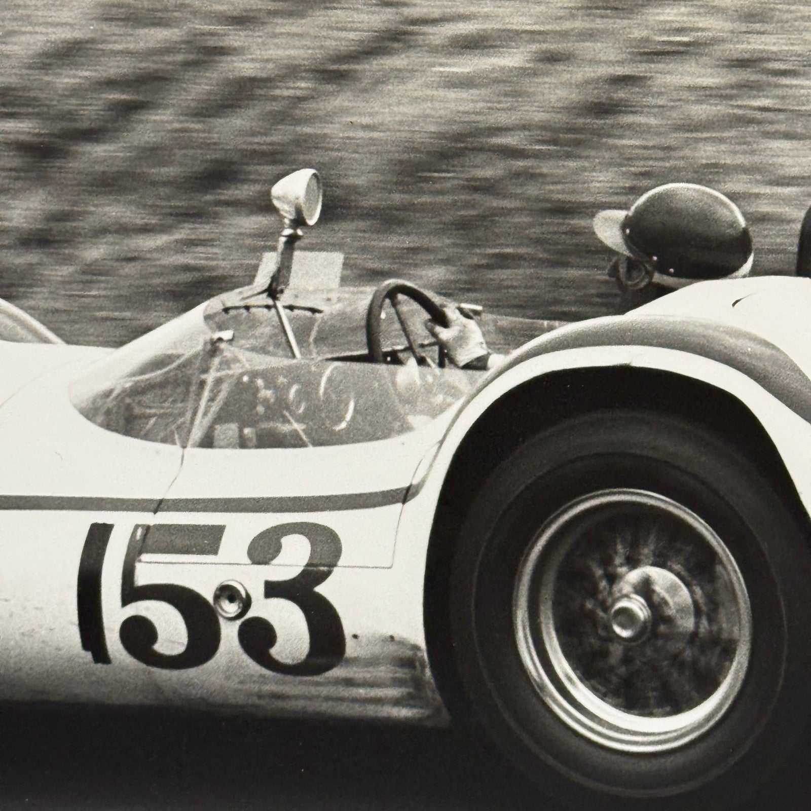 Vintage Racing Photo Photograph Ken Miles Riverside 1962 Grand Prix Modern Print